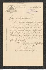 k.k. naturhistorisches Hofmuseum, Intendanzakten 1885-1896 (Hauer), Aktenzahl Z.647.a/1889, Seite 1
